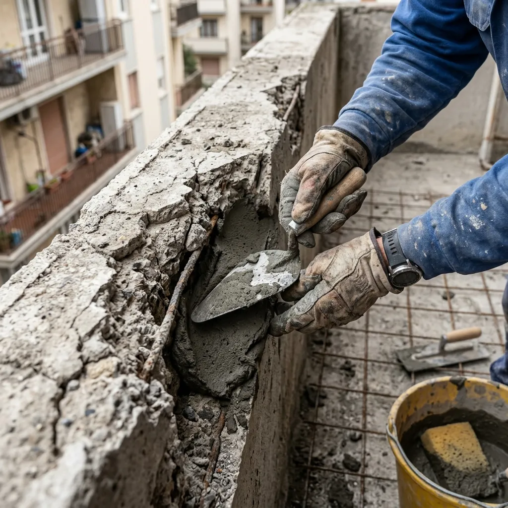 Betonreparatur Leipzig: Spachteln oder Statiker?